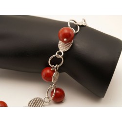 Pulsera Coral Manzana